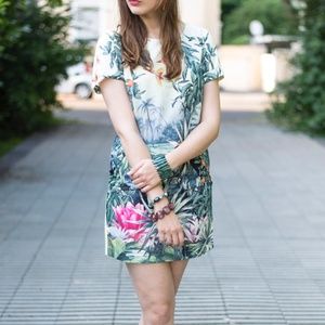 Tropical H&M dress